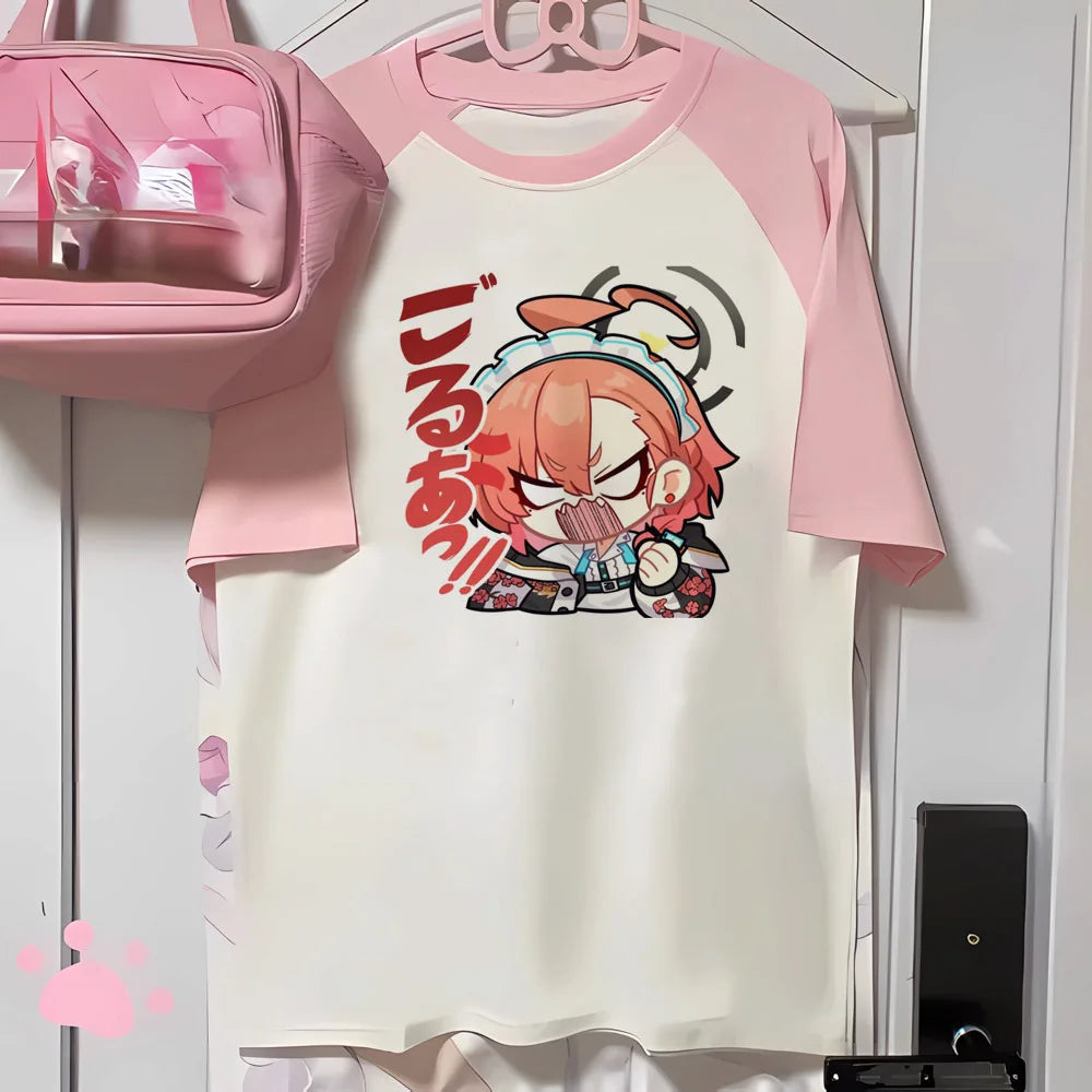 Honkai Star Rail Tee women designer Tee female harajuku designer clothes