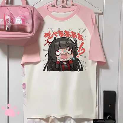 Honkai Star Rail Tee women designer Tee female harajuku designer clothes