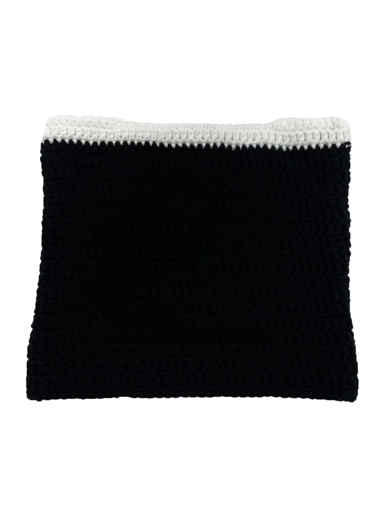 Cute Cat Ears Beanie Hats for Women Winter Striped Korean Punk Gothic Y2K Wool Knitted Streetwear Handmade Crochet Bucket Cap