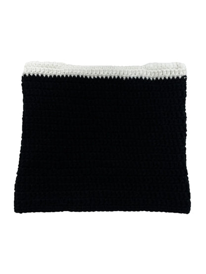 Cute Cat Ears Beanie Hats for Women Winter Striped Korean Punk Gothic Y2K Wool Knitted Streetwear Handmade Crochet Bucket Cap